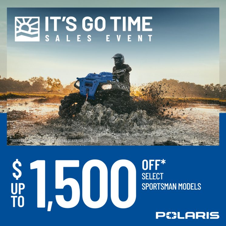 Polaris ATV – Up to 1500$ discount