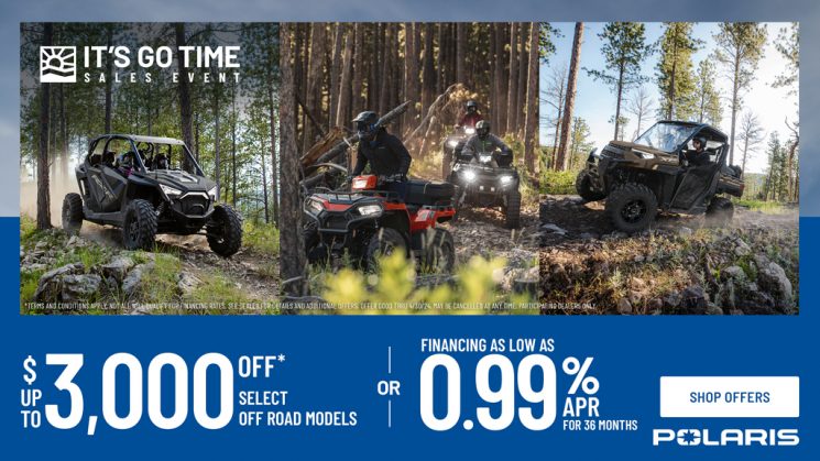 ORV Polaris Up to 3000$ off – Financing 0.99%/36 month