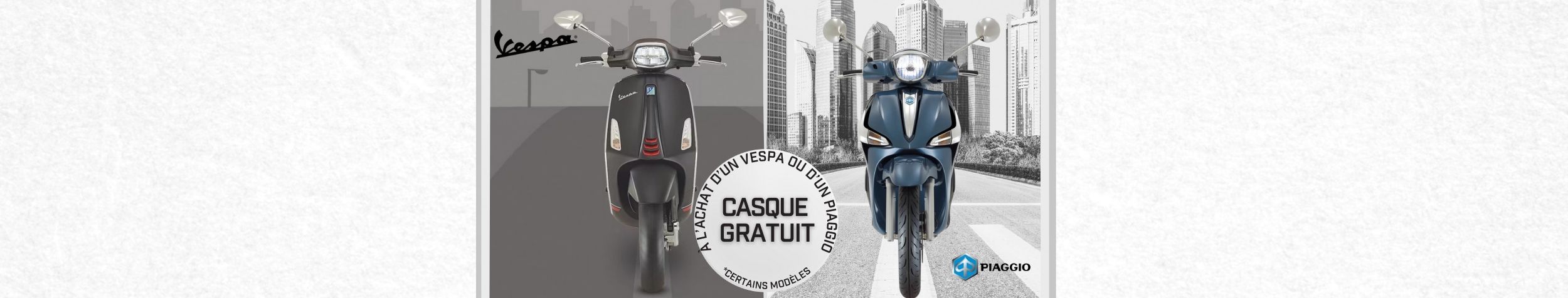 Promotion lancement Vespa & Piaggio