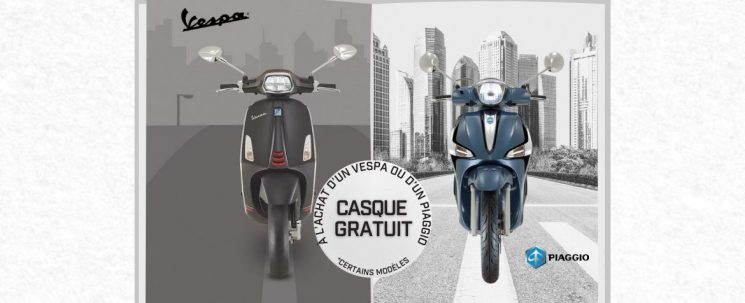 Promo lancement Vespa & Piaggio