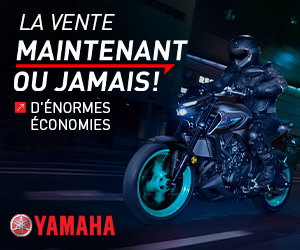 Offres incroyables sur les motos Yamaha